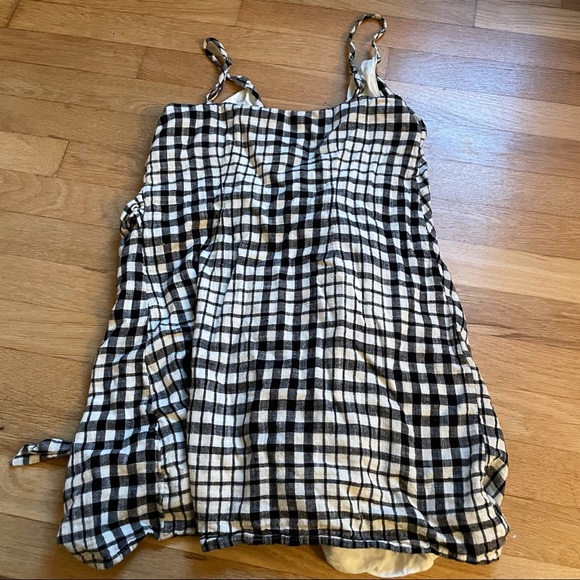 Free People Gingham Wrap Dress - Picture 5 of 9
